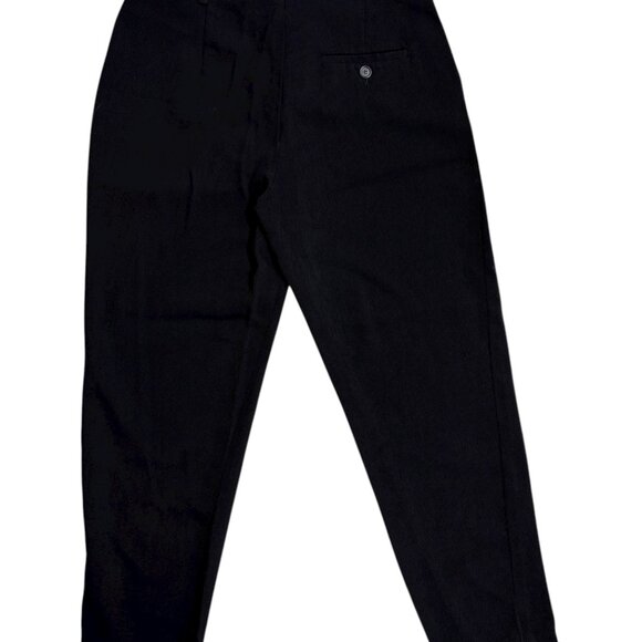 AKRIS Punto Textured Ribbed Black Pants (6) - Picture 2 of 3